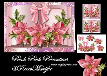Pink Ponsettias Book Mini Kit