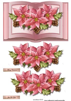 Pink Poinsettias Book