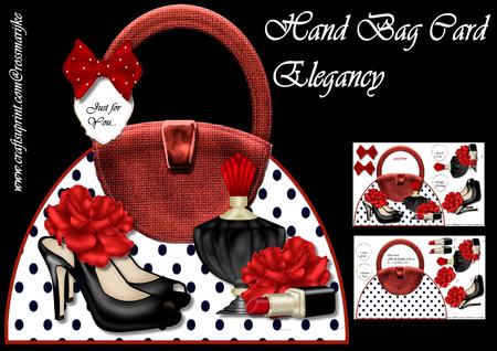 Hand Bag Card Elegancy Mini Kit