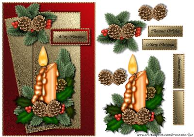 Classic Christmas Candle
