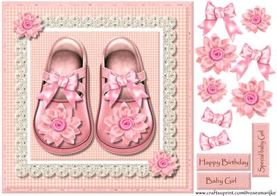 Quick Card Baby Girl Shoes