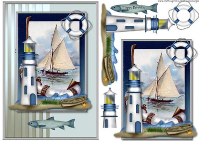 Classic Male Card Nautic