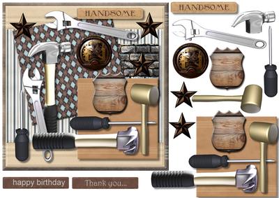 Male Card Handsome - 