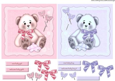 Baby Girl Baby Boy Toppers