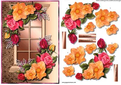 Window Roses Bouquet