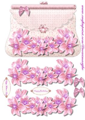 Purse Topper in Pink