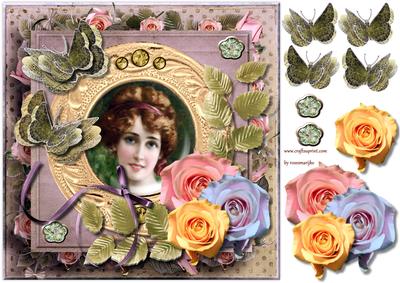 Vintage Lady Topper