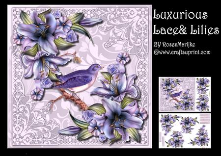Luxurious Lace & Lilies Mini Kit