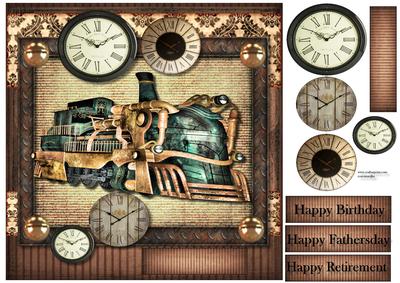 Locomotive Male Card