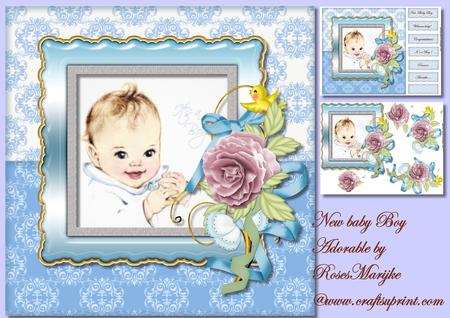 Mini Kit New Baby Boy Adorable - 