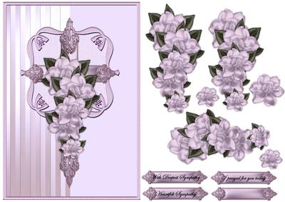 Sympathy Cross & Gardenias