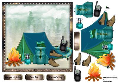 Male Card Outdoor Camping 2