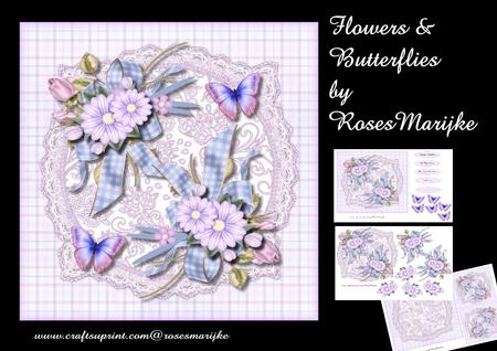 Flowers & Butterflies Mini Kit