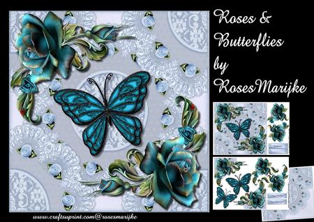 Roses & Butterflies Mini Kit
