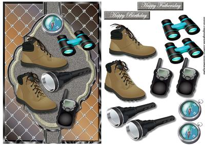 Male Card Outdoor Camping