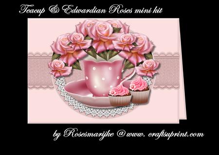 Mini Kit Teacup & Edwardian Roses