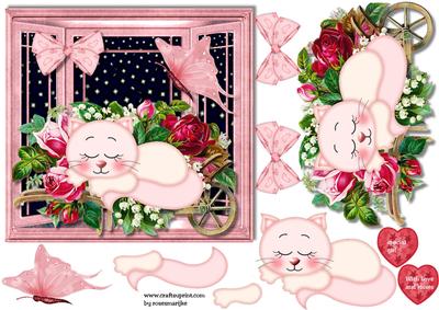 Sleeping Belle Birthday Girl Cute Card