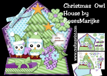 Christmas Owl House Mini Kit
