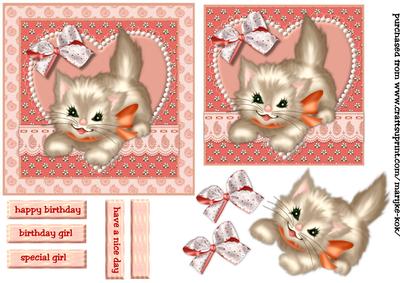 Birthday Girl Kitten