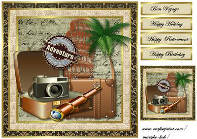 Male Card Travel