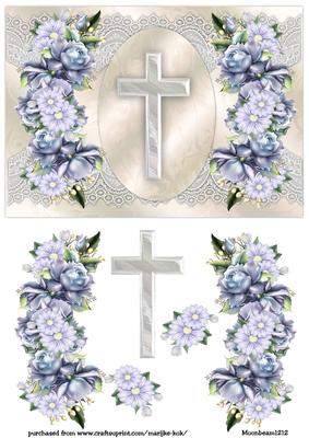 Elegant Roses& Lace Sympathy