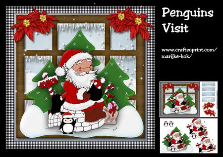 Penguins Visit Santa