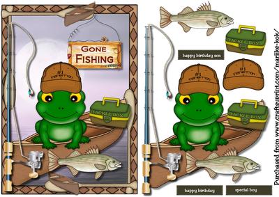 Birthday Boy Gone Fishing