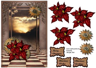 Male Card Rustic Christmas