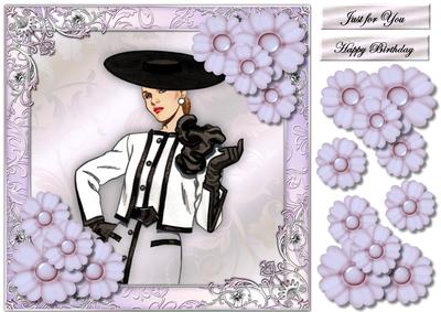 Lady & Lavender Flowers