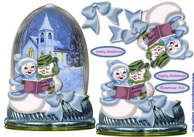 Christmas Globe Season's Greetings