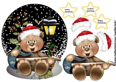 Snow Globe Teddies Christmas Music