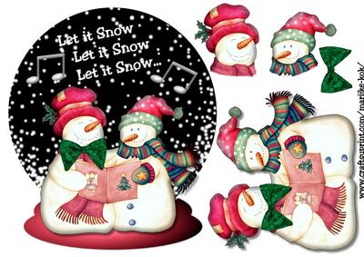 Snow Globe Let It Snow!!