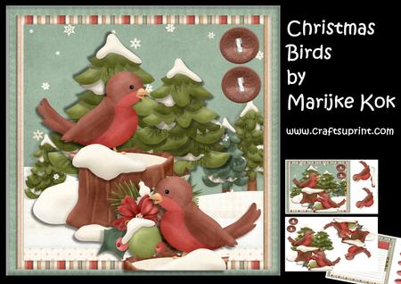 Christmas Birds Mini Kit