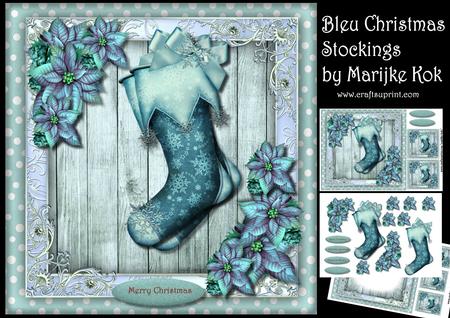 Bleu Christmas Stockings