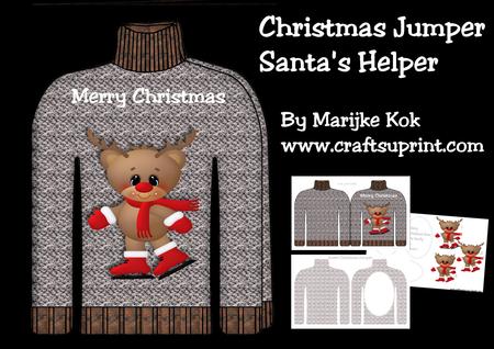 Christmas Jumper Santa's Helper Mini Kit