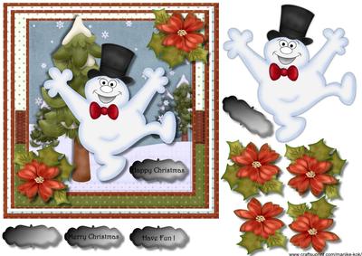 Happy Christmas Snowman