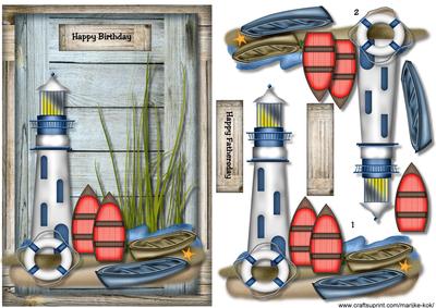 Male Card Lighthouse
