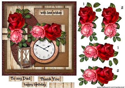 Male Card Time Flies - 