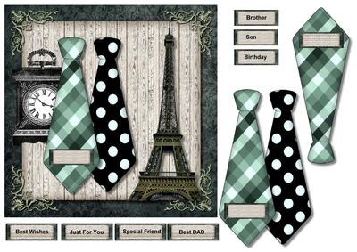 Male Card Neckties