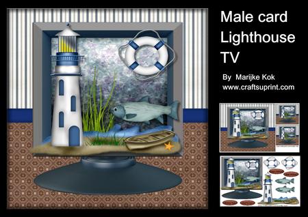 Male Card Lighthouse Tv