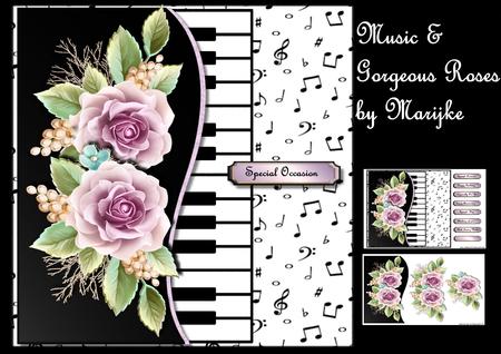 Music & Gorgeous Roses Mini Kit
