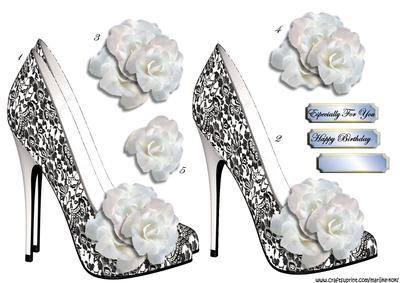 Shoes & White Roses