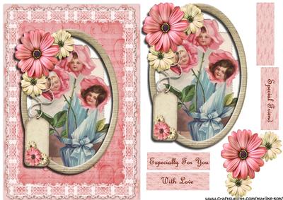 Vintage Flower Frame