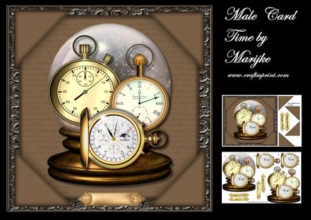 Male Card Time -  Mini Kit