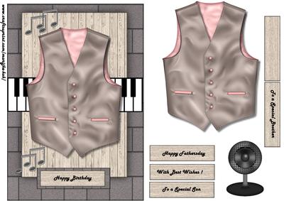 Male Card Vest & Music