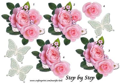 Step by Step Corsage & Butterflies