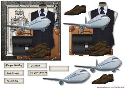 Male Card Travel