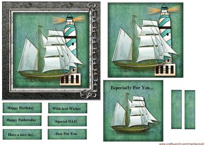 Male Card Sailship