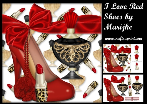 I Love Red Shoes Mini Kit