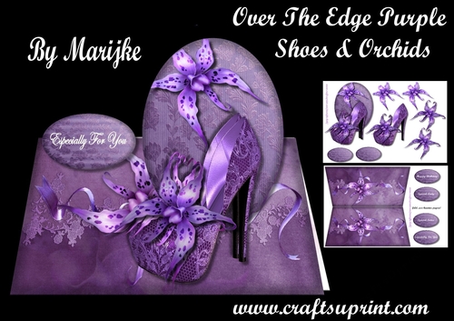 Over The Edge Purple Shoes & Orchids Mini Kit